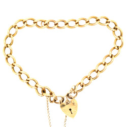 Pre Owned 9ct Charm Bracelet ZV523